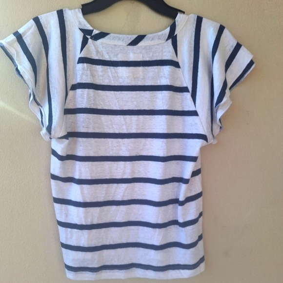 Chaser Striped Cap Sleeve T-Shirt size S - Picture 2 of 7